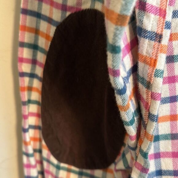 Barbour Beacon Brand Plaid Fleece Shirt M - Picture 6 of 9